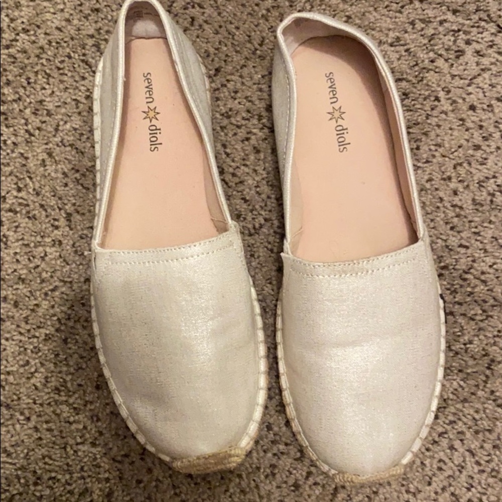 Seven dials espadrille light gold